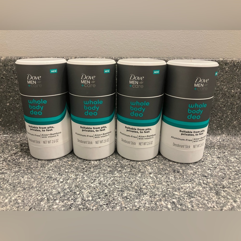 4 Dove Men+care Whole Body Deo Deodorant Aluminum Free Aloe Bamboo